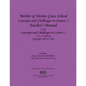 8th Grade Science Teacher's Manual