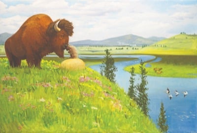 Yellowstone coloring page