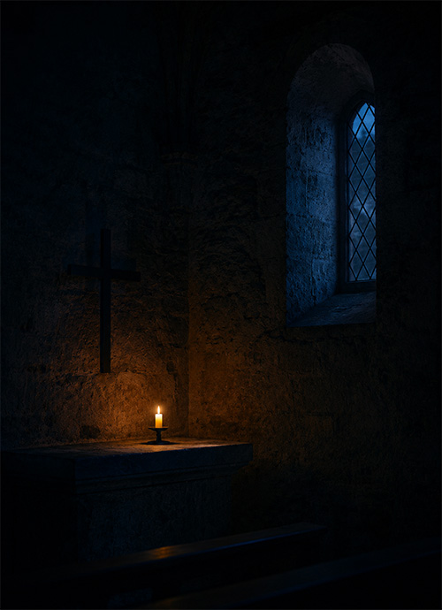 The dark night