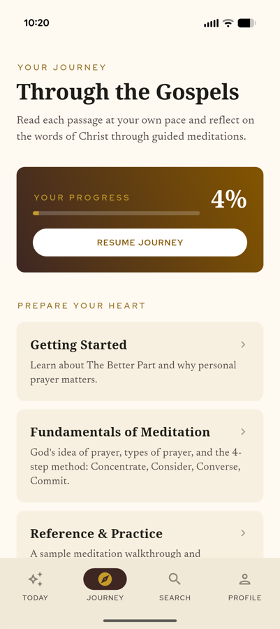 Your guided journey through the Gospels