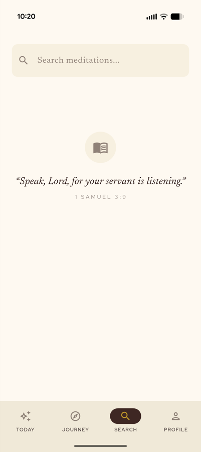 Quiet, distraction-free prayer in The Better Part app