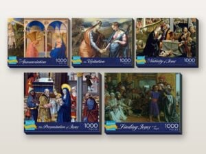5 Puzzle Pack Joyful Mysteries: five 1000-piece Joyful Mysteries puzzles