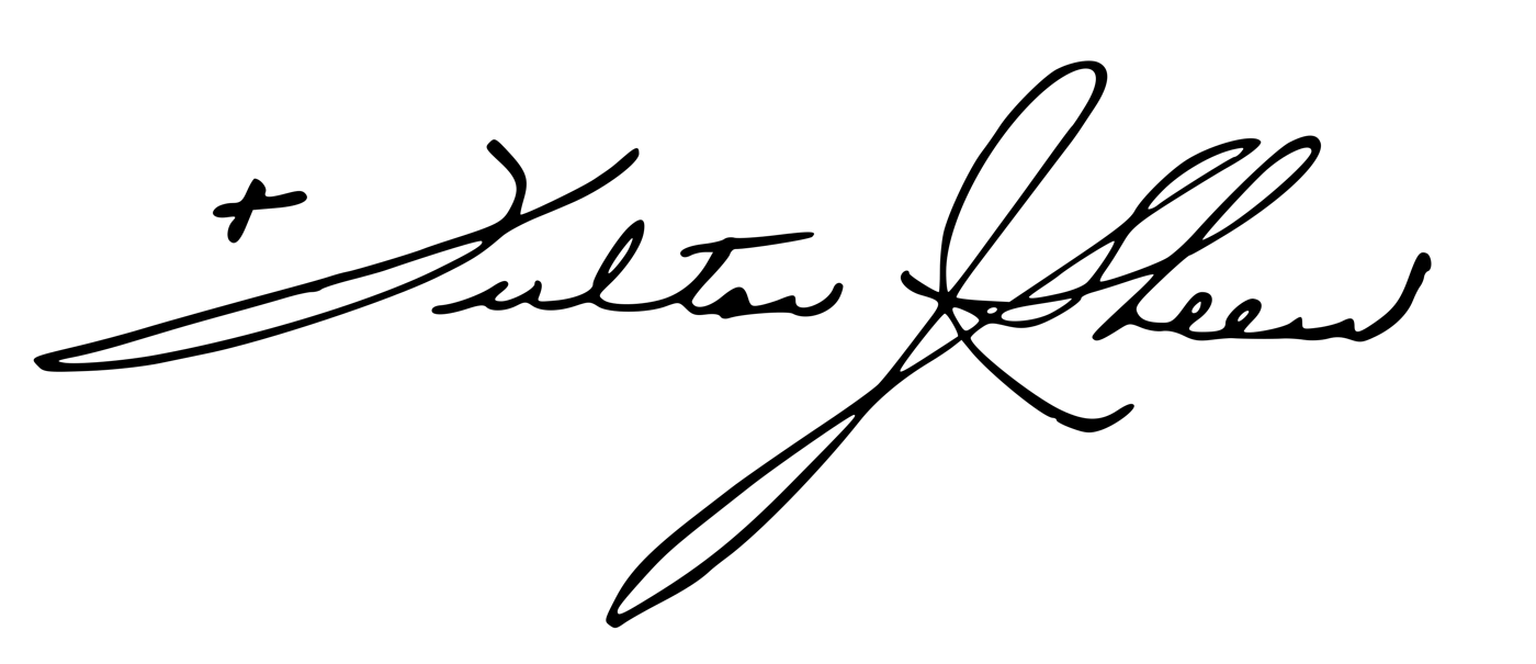 Fulton J. Sheen signature